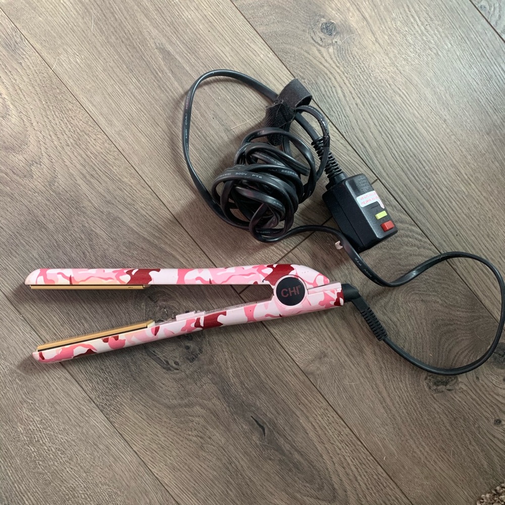 CHI Pink Camo Straightener 1 inch
